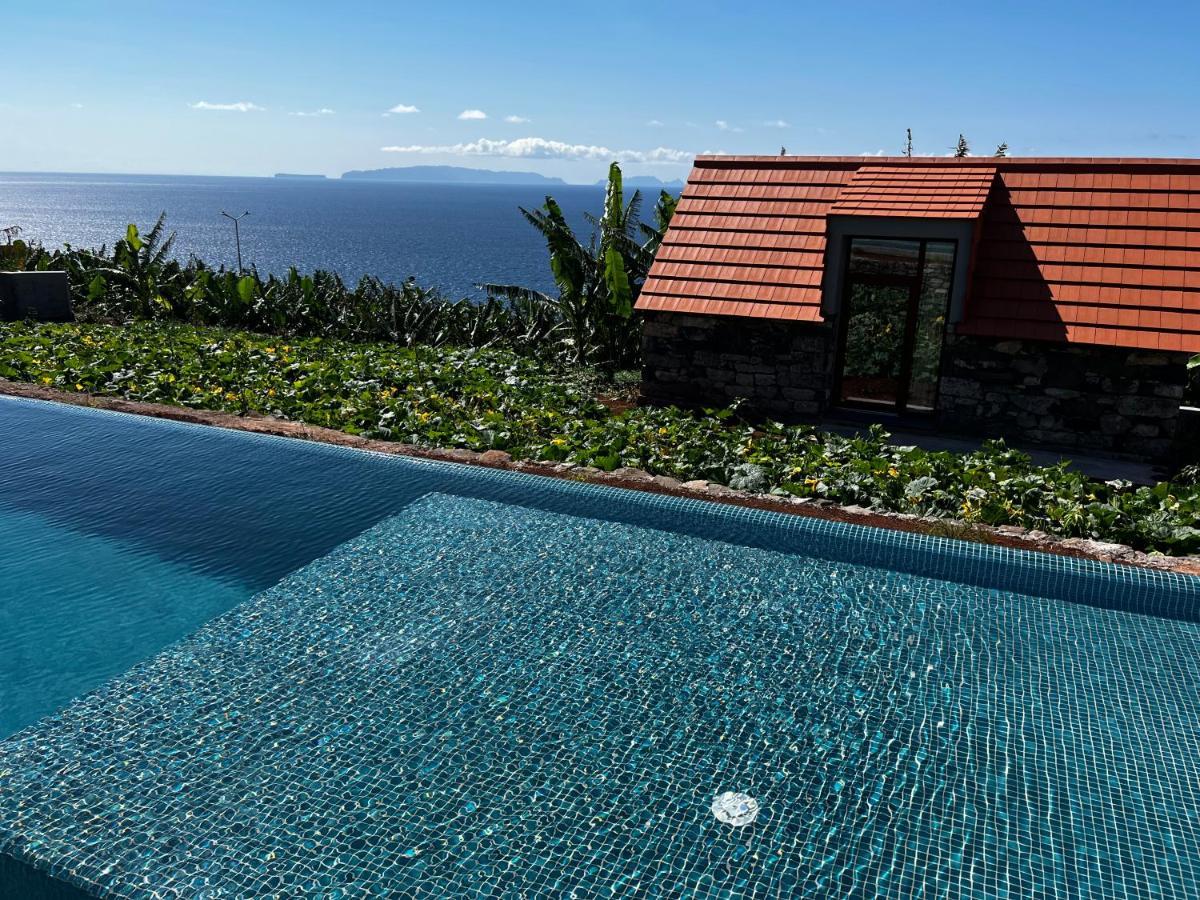 Casas Do Laranjo- Cottages & Infinity Pool Gaula Bagian luar foto