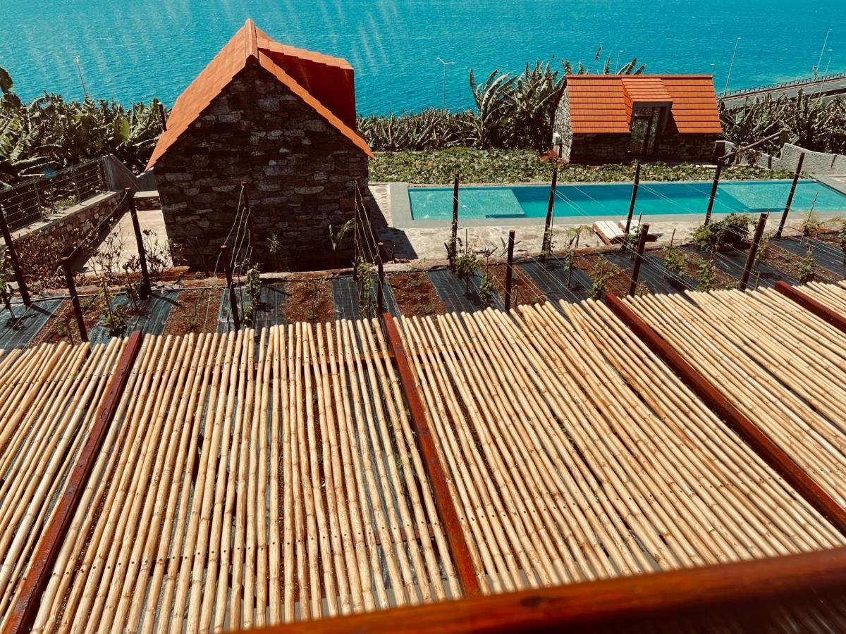 Casas Do Laranjo- Cottages & Infinity Pool Gaula Bagian luar foto