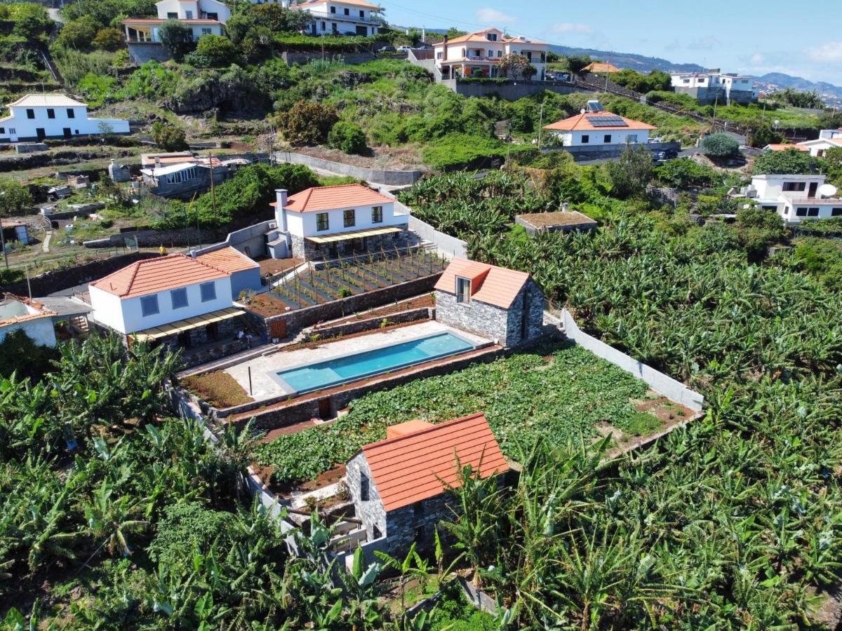 Casas Do Laranjo- Cottages & Infinity Pool Gaula Bagian luar foto
