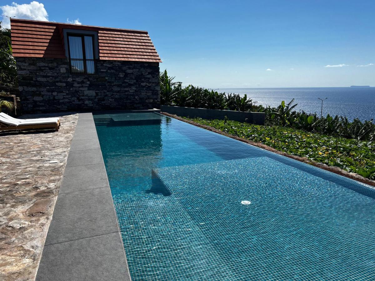 Casas Do Laranjo- Cottages & Infinity Pool Gaula Bagian luar foto
