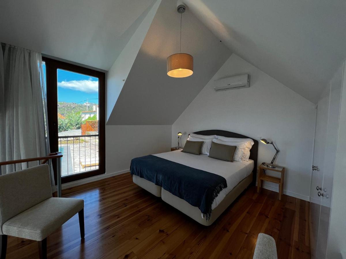 Casas Do Laranjo- Cottages & Infinity Pool Gaula Bagian luar foto