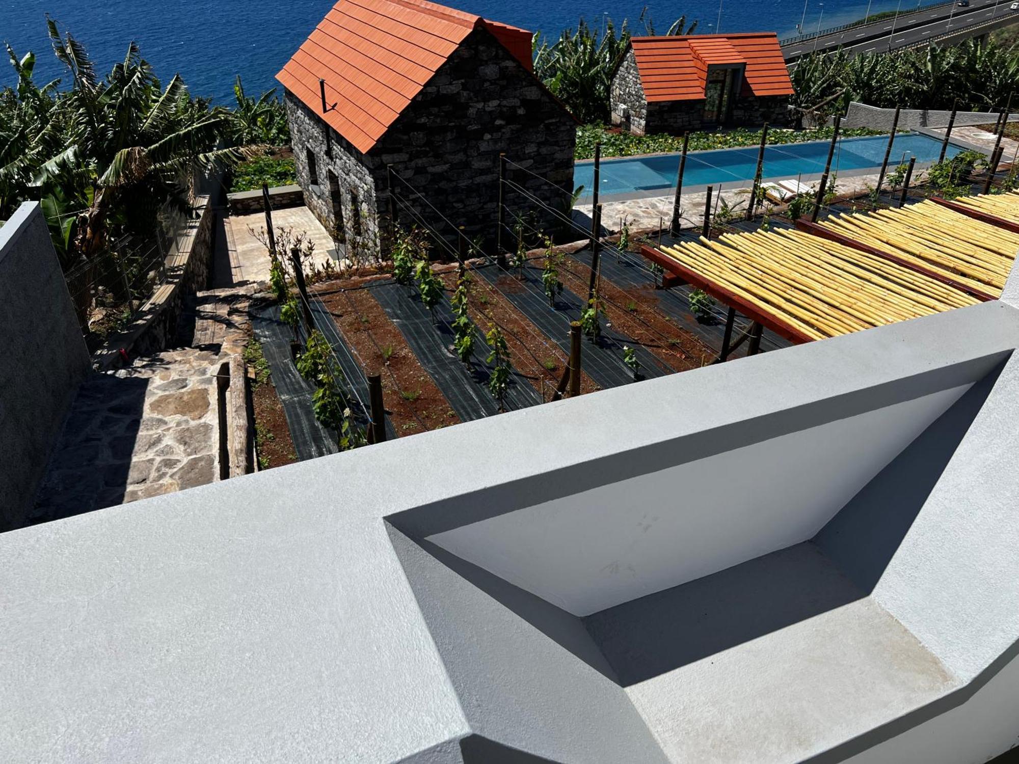 Casas Do Laranjo- Cottages & Infinity Pool Gaula Bagian luar foto